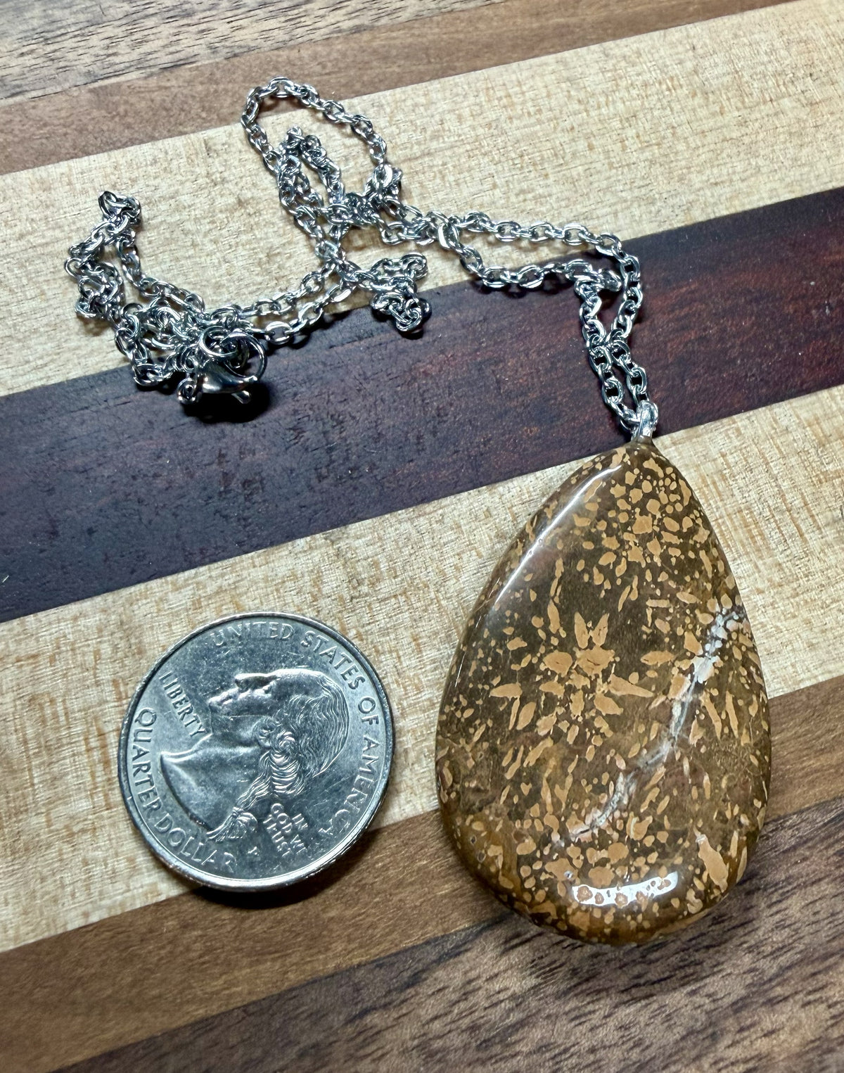 Star Rhyolite Pendant