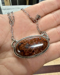 Oregonite Pendant - Sterling Silver Setting