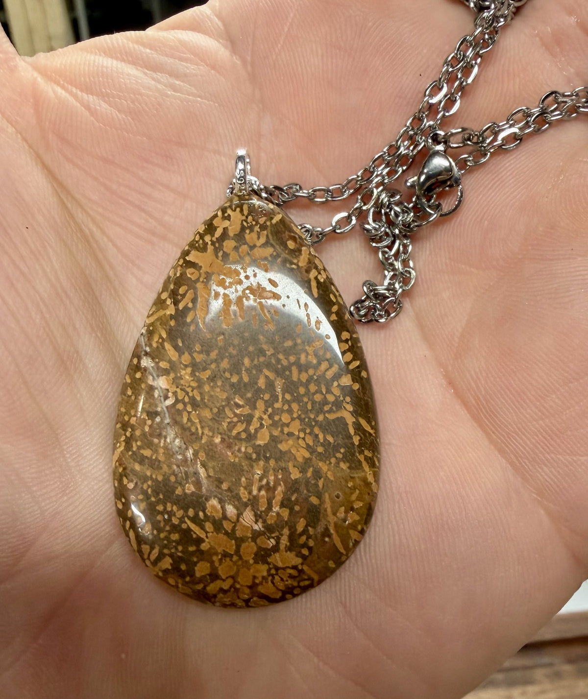 Star Rhyolite Pendant
