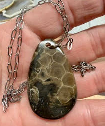 Petoskey Stone Pendant